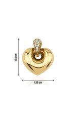 14ct Alluring Heart Pendant-2