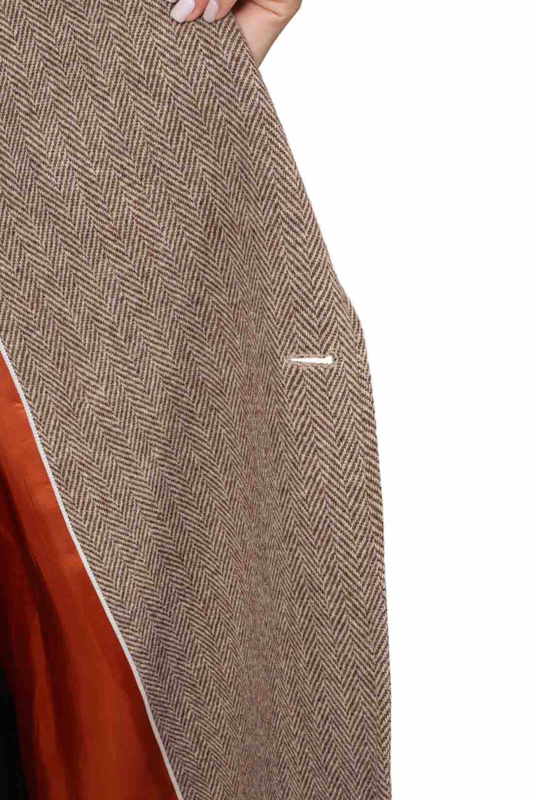 TOMMY HILFIGER - Trench oversize da donna in lana spigata-0