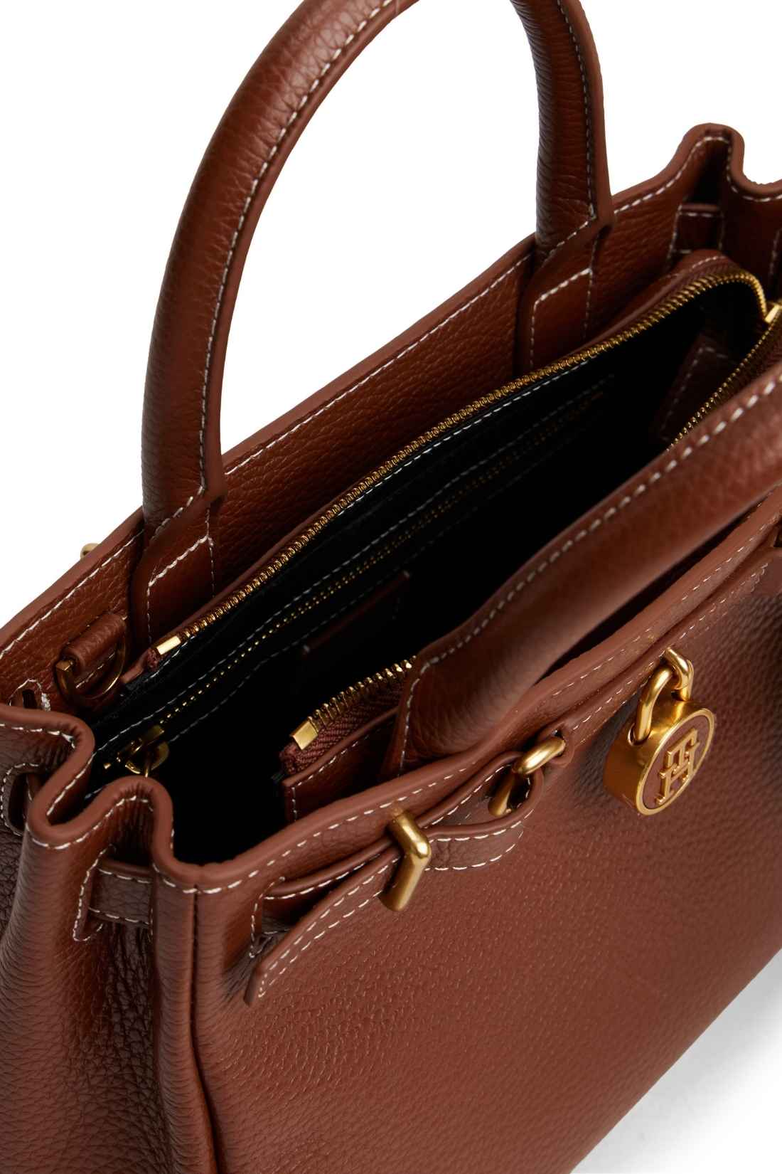 TOMMY HILFIGER - Borsa tote The American Icon in pelle da donna-4