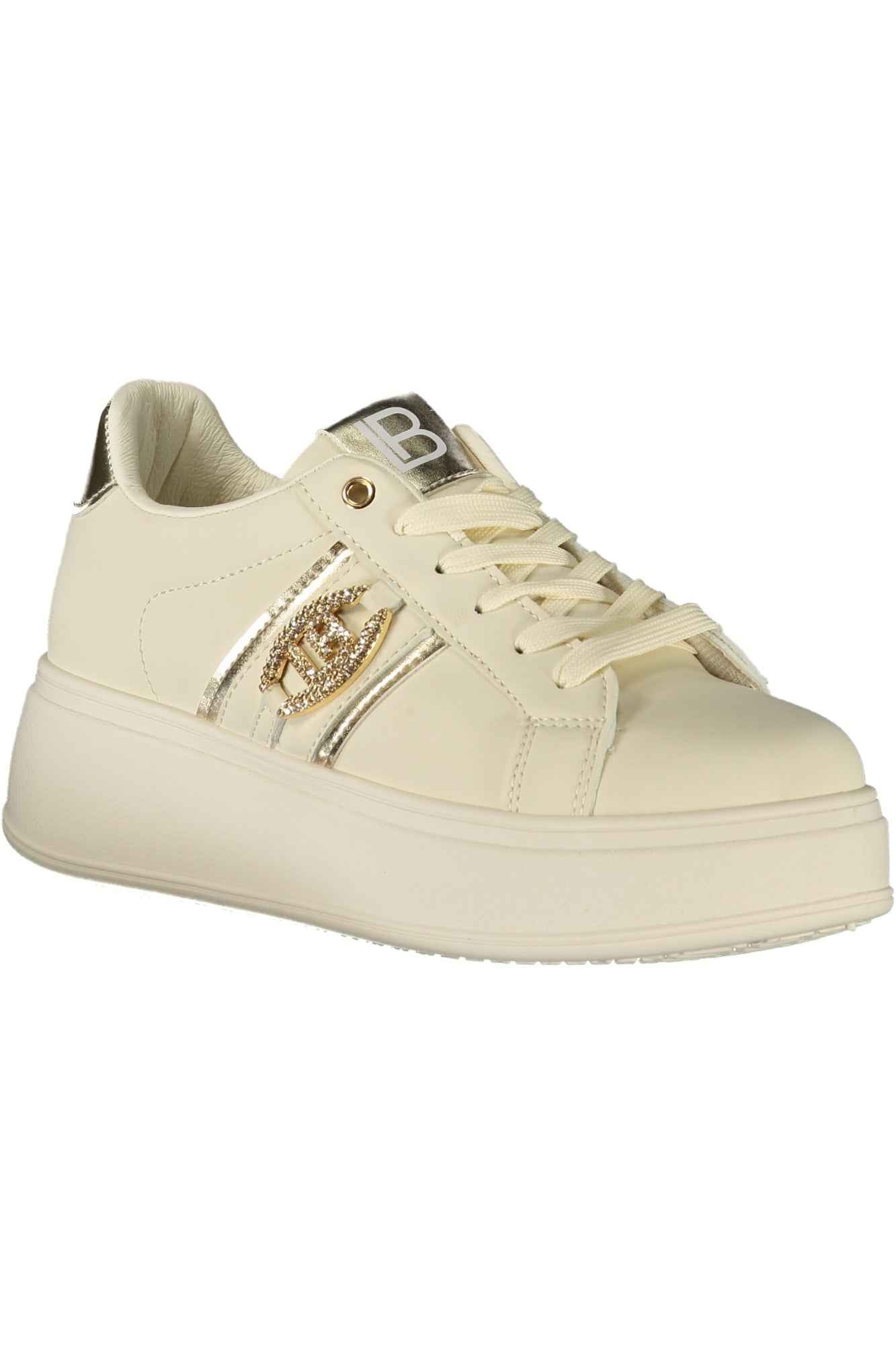 LAURA BIAGIOTTI WOMEN'S BEIGE SPORTS SHOES