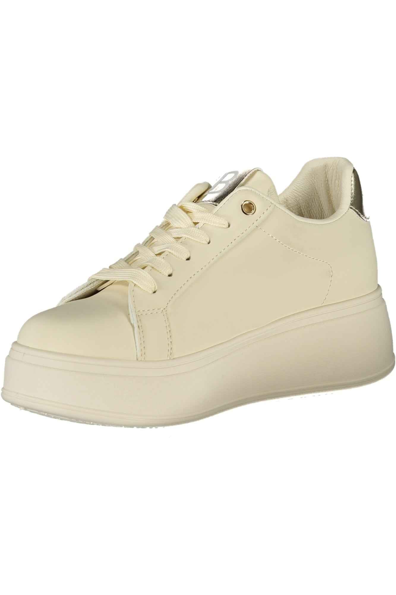 LAURA BIAGIOTTI WOMEN'S BEIGE SPORTS SHOES